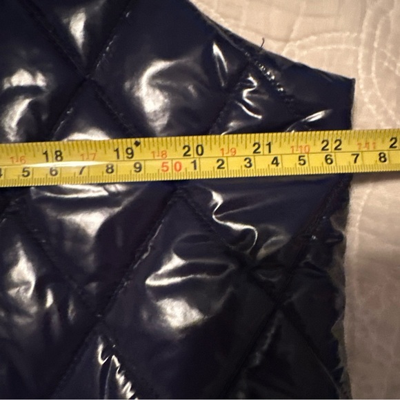 NWT G/FORE Golf Men’s Quilted Polished Nylon Wool Lined Puffer Vest Navy XL - Picture 3 of 13